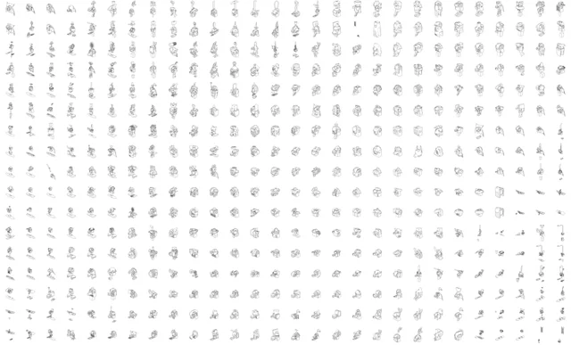 Generated minifigure mosaic