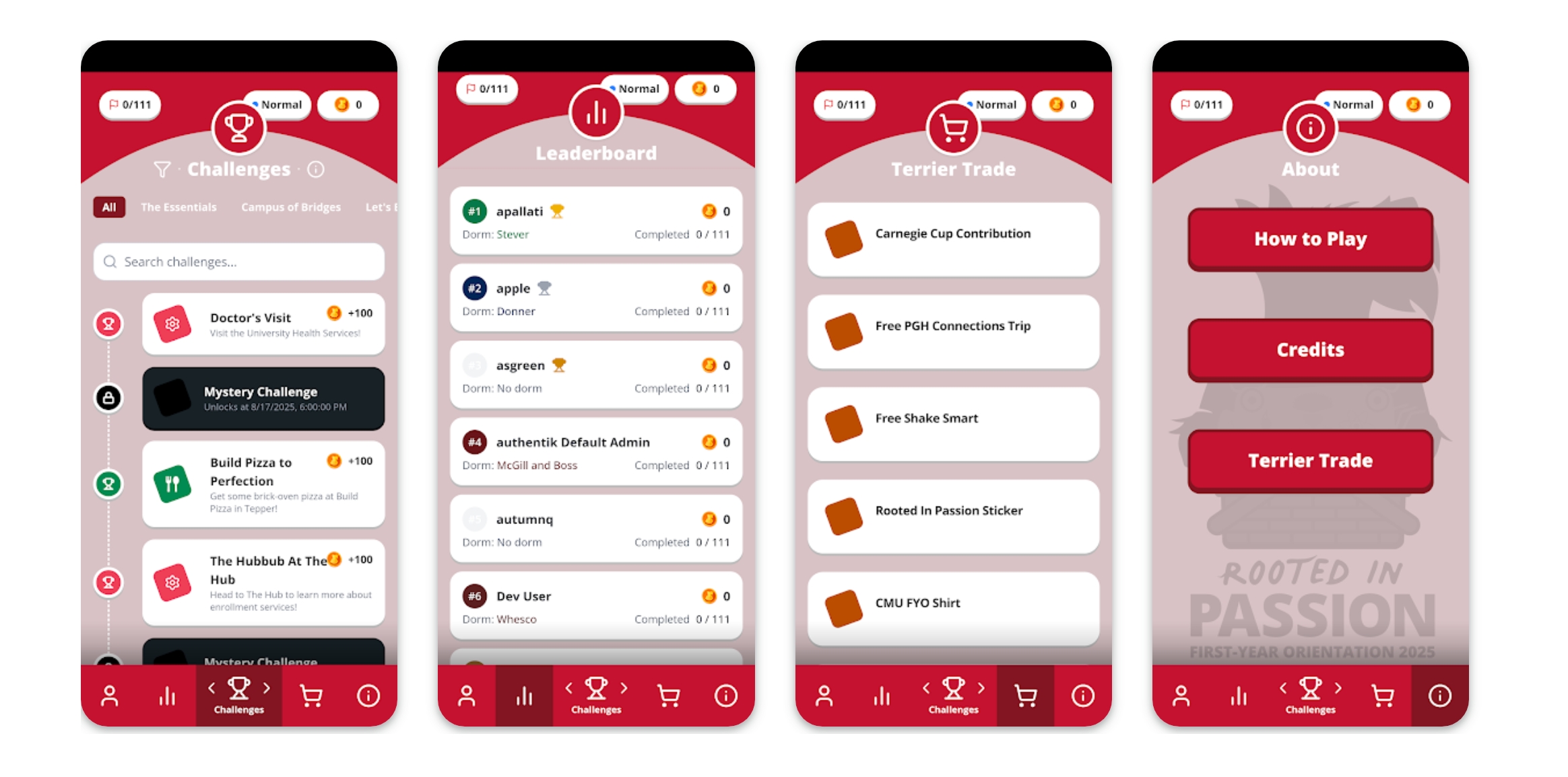VolunTEEN app overview: map and profile screens